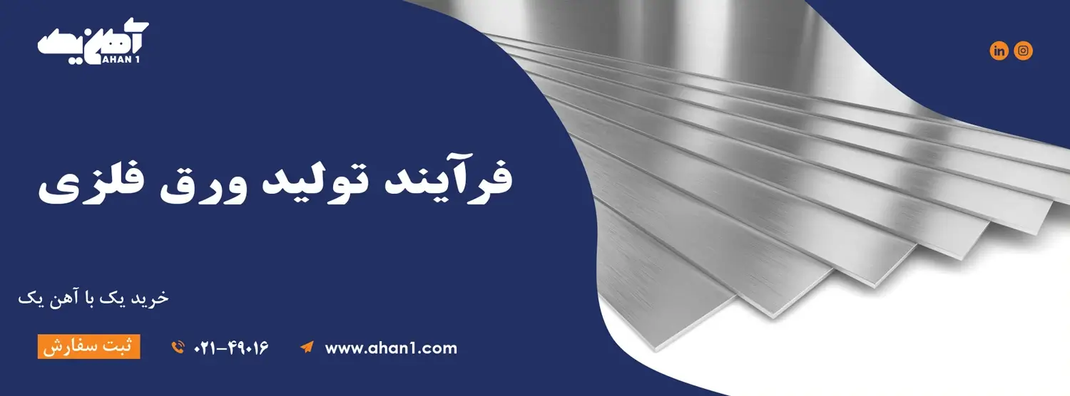 فرآیند تولید ورق فلزی 