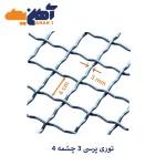 توری پرسی 3 چشمه 4